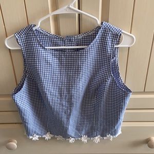 tank top with button detailing